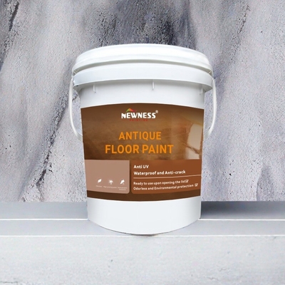 Transparent Concrete Floor Paint for Kitchen Renovation Project Base on Color Chart