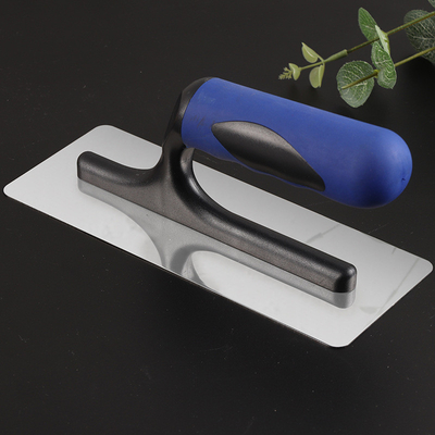 Plastic Handle Stainless Steel Plastering Trowel for Concrete Finishing and Wall Painting