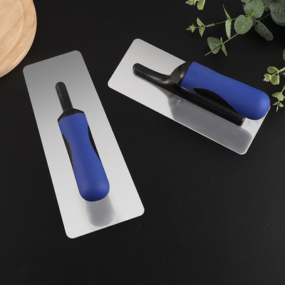 Plastic Handle Stainless Steel Plastering Trowel for Concrete Finishing and Wall Painting