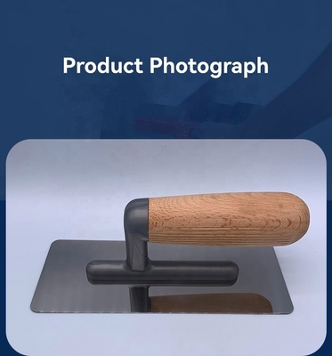 Stainless Steel Rubber Handle Trowel for Finishing Plaster Bricklaying Tasks and Jobs