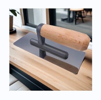Support Customization 8in Blade Length Wooden Handle Stainless Steel Plastering Trowel