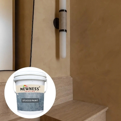 Powder-based Wall Paint for Classic Stucco Venetian Plaster Effect on Interior Walls