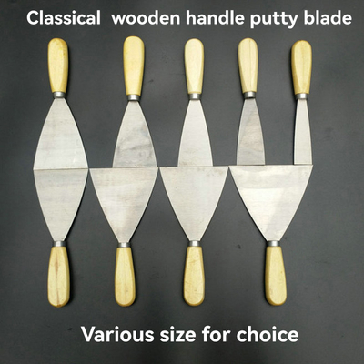 Industrial Grade NEWNESS Putty Knife Wooden Handle Paint Scraper Support Customization