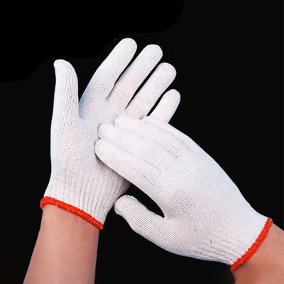 Protective and Comfortable Labor Protection Knitted Cotton Hand Work Gloves for Men