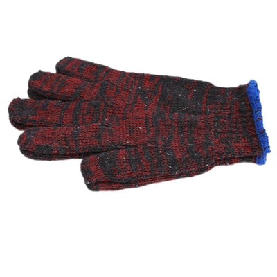10Gague Polyester Lined Crinkle Latex Palm Coated Rubber Dipped Protective Work Gloves