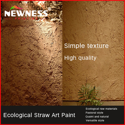 Base on Color Chart Straw Mud Paint for Hotel Interior and Exterior Walls Hotel Usage