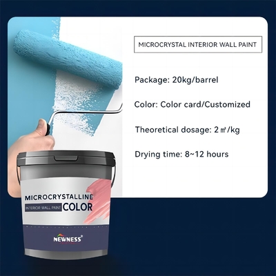 Latex Paint for Wall Coatings Drying Time 60min Surface Dry and Customized Colors