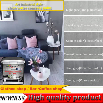 20 Years Shelf Life Smooth Lime Concrete Micro Cement Wall Paint for Existing Finishes