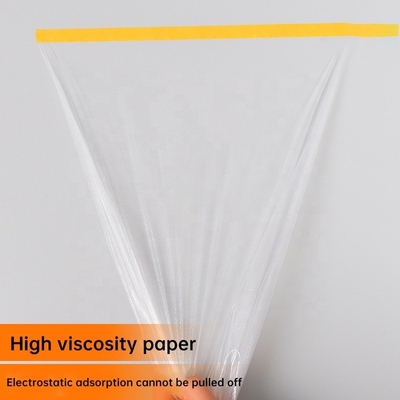 Anti Static 270cm Pre-Taped Masking Film with Tape Width 30cm-300cm Customized Options