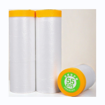 Effortless Covering Made Possible Single Sided Rubber Adhesive Speedy Masking Film