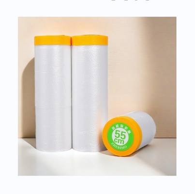 30cm-300cm Width Masking Film and Tape for Transparent Covering Painting