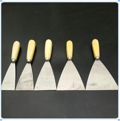 Long-Handle Putty Knife with 6 Blades Set for Wood Window Glass and Wallpaper Removal