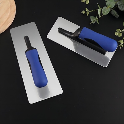 8in Blade Length Stainless Steel Plastering Notched Tile Trowel for Precise Finishing