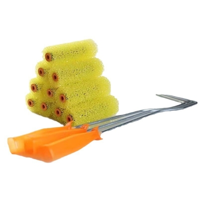 Plastic PP Handle Professional Polyester Foam Paint Roller Brush for Painting Services