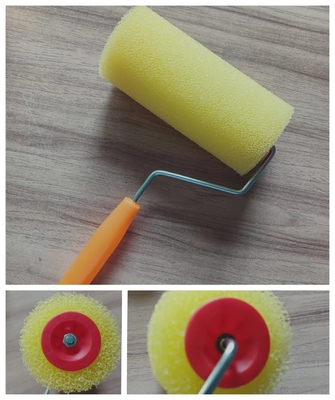 Plastic PP Handle Professional Polyester Foam Paint Roller Brush for Painting Services