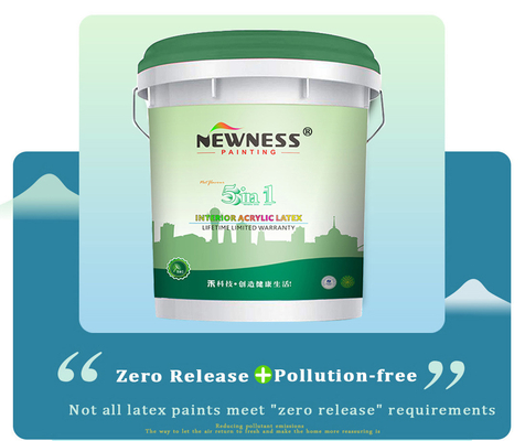 Building Coating Interior Wall Paint Emulsion with Supper Coverage CAS No. 9003-01-4