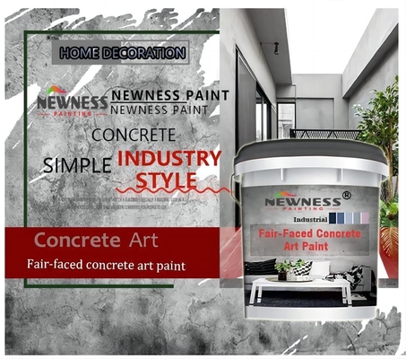Main Raw Material Acrylic Waterproof Faux Concrete Paint for Wall and Ground