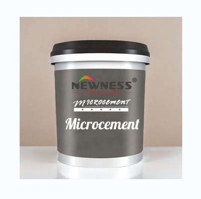 20KG/BUCKET Brown Microcement Coating Graffiti Spray Paint High Glossy and Matt Finish