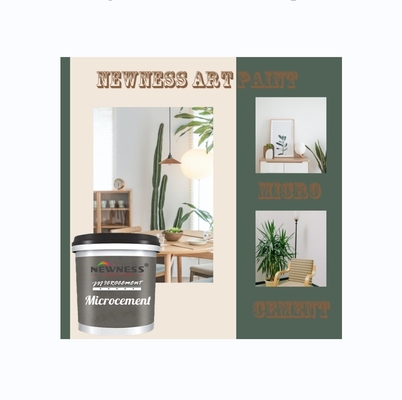 25kg / Barrel Microcement 1 Set High Adhesion Commercial and Residential Wall Paint