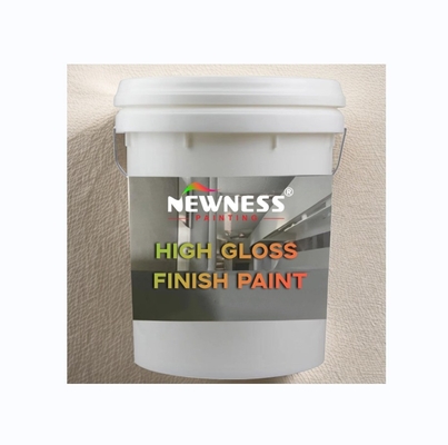Brush Applied Plastic Emulsion Top Coating Waterproof Glossy Paint for Building Walls