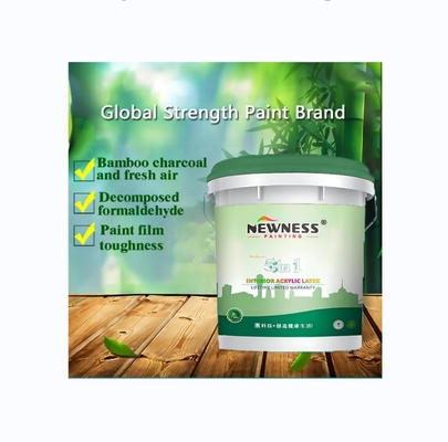 12 Months Shelf Life Market End Building Coatings Interior Latex Paint CAS No. 9003-01-4