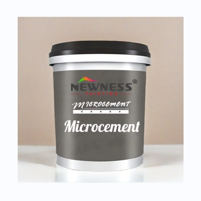 20KG/BUCKET Volume Microcement Floor Kit High Glossy Finish Durable Scratch Resistant