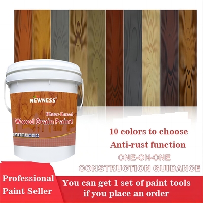 12-Month Shelf Life Wood Stain Lacquer Cassia Siamea Grain Finish for Aluminium Profile