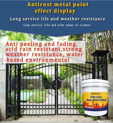 Metal Structures Anti-Corrosion Paint Water-Based Epoxy Primer with Red Oxide Coating