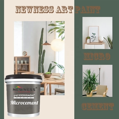 Thin Coating Stucco Texture Paint Booth Wall Painting with Glossy Micro Cement Coating