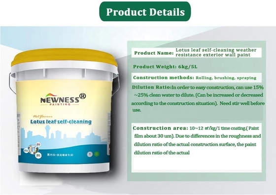 MF Tio2 White Latex Wall Coating for Superior Interior and Exterior House Decoration