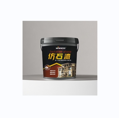 Waterproof Exterior Heat Insulation Lime Wash Paint 15 Years Spray Application Method