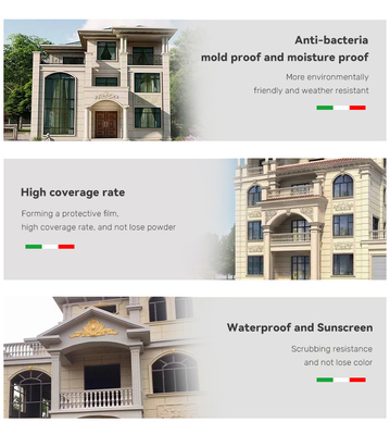 Granite Look Water Based Exterior Sand Paint 20KG/BUCKET Volume Base on Color Chart