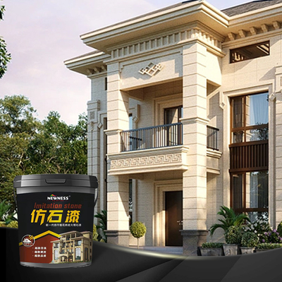 Outdoor Marble Stone Paint in Multiple Colors for Exterior Wall Spray Application