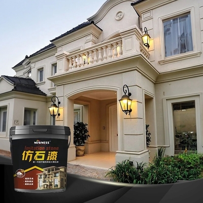Outdoor Marble Stone Paint in Multiple Colors for Exterior Wall Spray Application