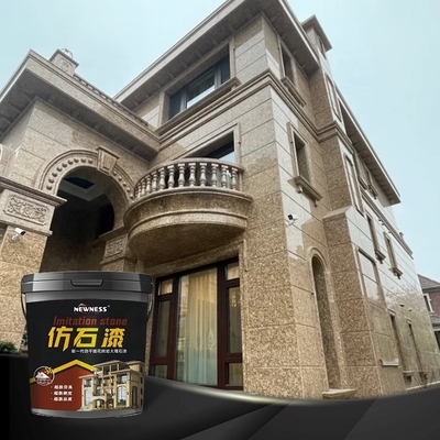 Outdoor Marble Stone Paint in Multiple Colors for Exterior Wall Spray Application