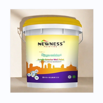 Excellent Stain Resistance Type Elastic Flat Coated Exterior Wall Latex Paint Coating