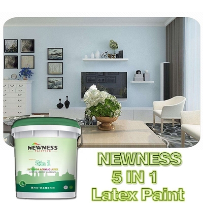 White Emulsion Acrylic Latex Wall Paint for Bedroom/Living Room Net Formaldehyde Advantage