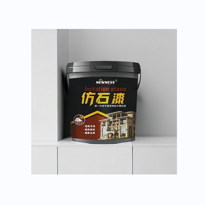 Spray Application Method Strong Adhesion Anti-crack Granite Imitating Paint in Base on Color Chart Color