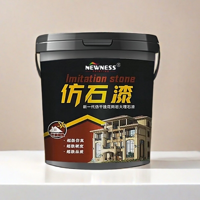 Wall with Spray Application Method Fireproof Marble Powder Coating and Stone Effect