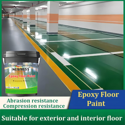 Foshan NEWNESS Epoxy Self Leveling Floor Paint CAS No. 24969-06-0 Thick Film Thickness