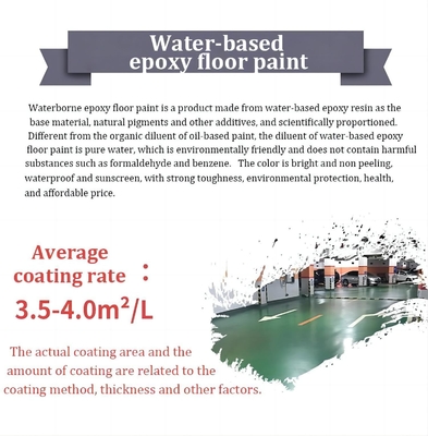 Garage Floor Liquid Coating Epoxy Resin Floor Coating with Moisture-Proof Function