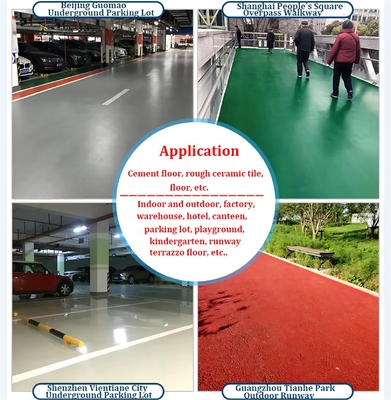 Garage Floor Liquid Coating Epoxy Resin Floor Coating with Moisture-Proof Function