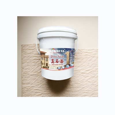 Crack Resistant Liquid Granite Exterior Natural Stone Paint 250 Hours Aging Resistance
