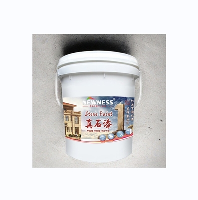 Spray Application Method Stone Paint Excellent Weather Resistance for Home Texture Wall