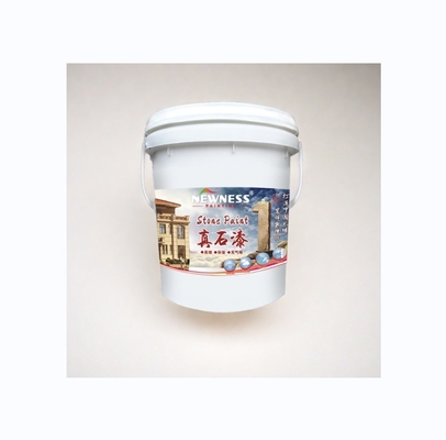 Base on Color Chart NEWNESS Exterior Natural Stone Paint For Project Or Residence