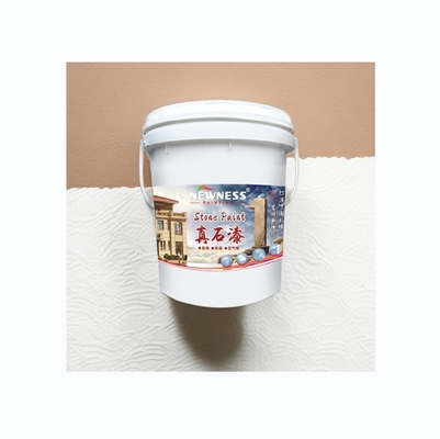 Exterior Granite Stucco Stone Paint 5000 Scrub Resistance 250 Hours Aging Resistance