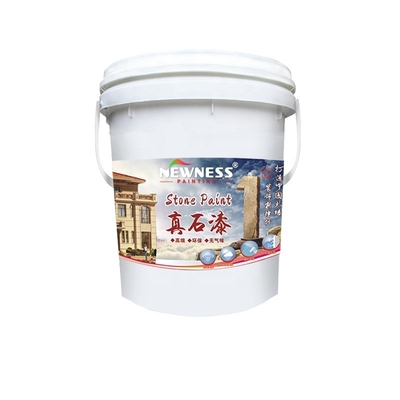 Exterior Wall Paint with Imitation Faux Stone Texture and Acrylic Stone Coating