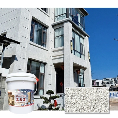 Exterior Wall Paint with Imitation Faux Stone Texture and Acrylic Stone Coating