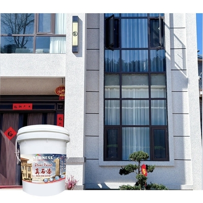 Exterior Wall Paint with Imitation Faux Stone Texture and Acrylic Stone Coating