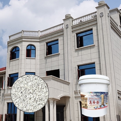 Exterior Wall Paint with Imitation Faux Stone Texture and Acrylic Stone Coating